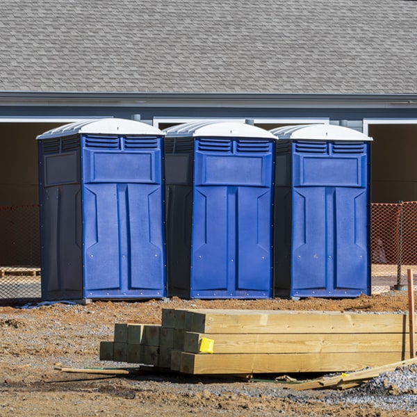 are there any restrictions on what items can be disposed of in the portable toilets in Lopezville